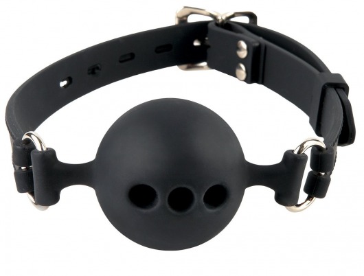 Силиконовый кляп-шар с отверстиями для дыхания Silicone Breathable Ball Gag Small - Pipedream - купить с доставкой в Махачкале