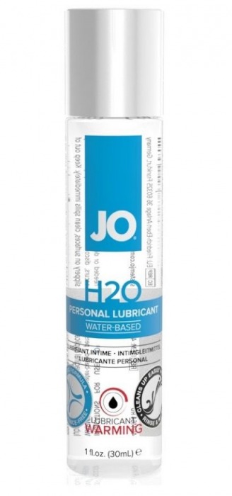 Возбуждающий лубрикант на водной основе JO Personal Lubricant H2O Warming - 30 мл. - System JO - купить с доставкой в Махачкале