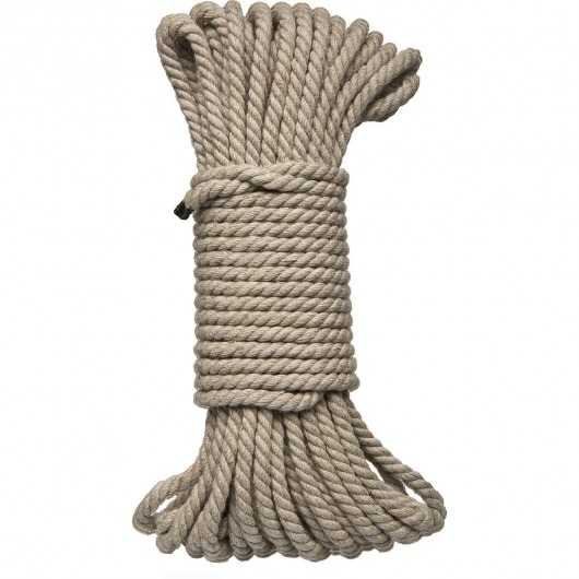 Бондажная пеньковая верёвка Kink Bind   Tie Hemp Bondage Rope 50 Ft - 15 м. - Doc Johnson - купить с доставкой в Махачкале