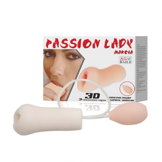 Мастурбатор Passion Lady Marcia с грушей для имитации посасывания - Baile - в Махачкале купить с доставкой