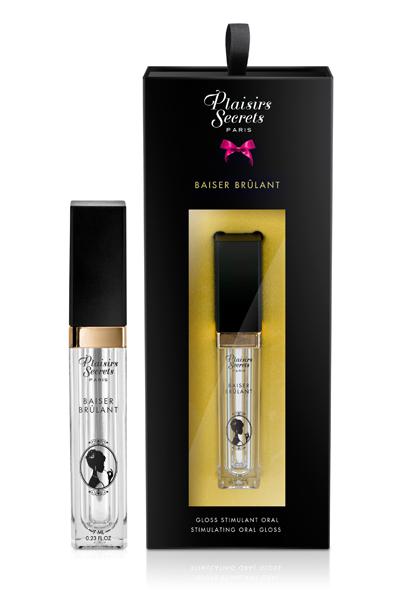 Стимулирующий блеск для губ Baiser Brulant Gloss Plaisirs Secrets - 7 мл. - Plaisir Secret - купить с доставкой в Махачкале