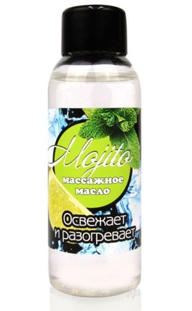 Массажное масло для тела Mojito с ароматом лайма - 50 мл. - Биоритм - купить с доставкой в Махачкале