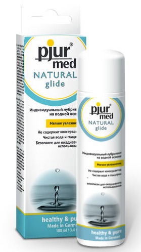 Нейтральный лубрикант на водной основе pjur MED Natural glide - 100 мл. - Pjur - купить с доставкой в Махачкале