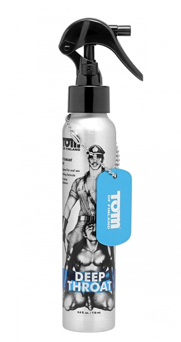 Спрей для лёгкого проникновения во время орального секса Tom of Finland Deep Throat Spray - 118 мл. - Доминирующее кольцо - купить с доставкой в Махачкале