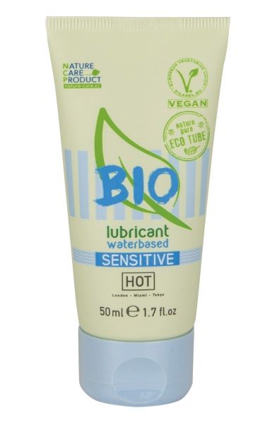 Органический лубрикант для чувствительной кожи Bio Sensitive - 50 мл. - HOT - купить с доставкой в Махачкале