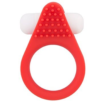 Красное эрекционное кольцо LIT-UP SILICONE STIMU RING 1 RED - Dream Toys - в Махачкале купить с доставкой