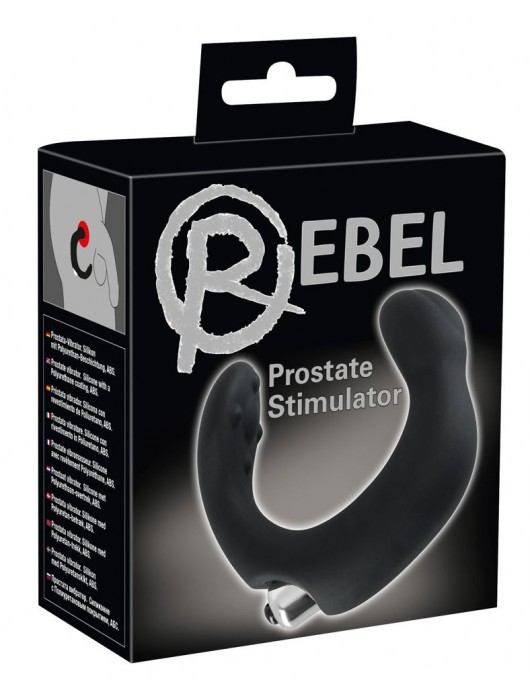 С-образный стимулятор простаты Rebel с виброэлементом - Orion - в Махачкале купить с доставкой