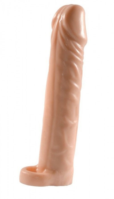 Телесная насадка-удлинитель Extension sleeve с подхватом - 17 см. - Sitabella - в Махачкале купить с доставкой