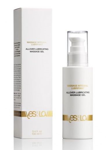 Массажный гель-смазка на силиконовой основе Allover Massage Gel - 100 мл. - YESforLOV - купить с доставкой в Махачкале