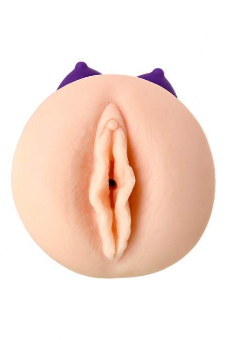 Двухсторонний мастурбатор JOS YARA в фиолетовой колбе - JOS - в Махачкале купить с доставкой