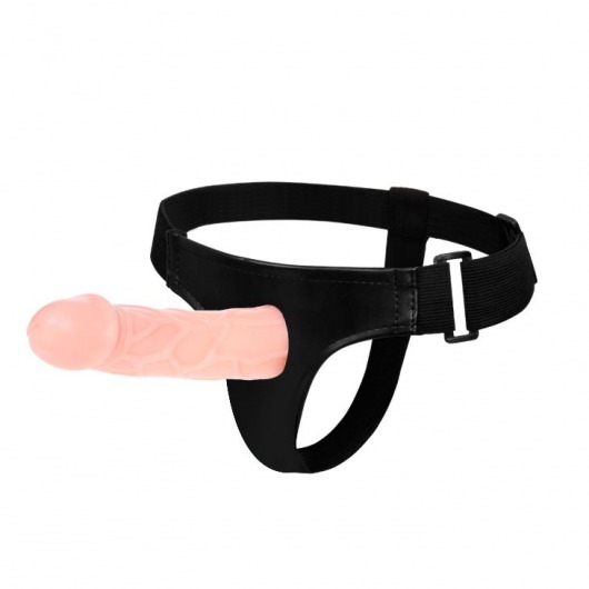 Телесный фаллоимитатор на трусиках Jessica Strap-On - 15,5 см. - Baile - купить с доставкой в Махачкале