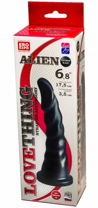 Насадка для трусиков харнесс Alien - 17,5 см. - LOVETOY (А-Полимер) - купить с доставкой в Махачкале