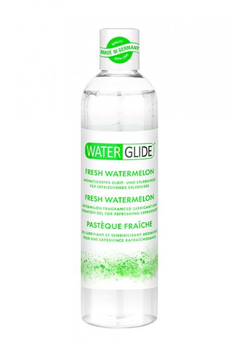 Лубрикант на водной основе с ароматом арбуза WATERGLIDE FRESH WATERMELON - 300 мл. - Waterglide - купить с доставкой в Махачкале