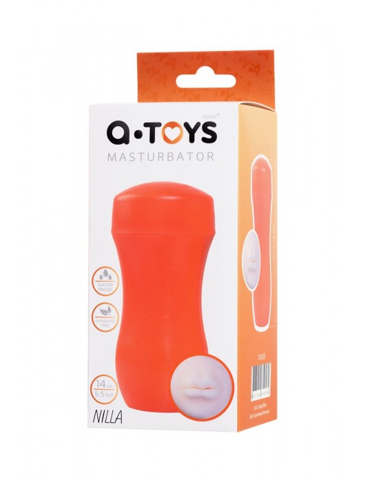 Мастурбатор-ротик A-Toys в оранжевой колбе - A-toys - в Махачкале купить с доставкой