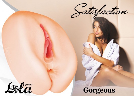 Мастурбатор с 2 тоннелями Satisfaction Gorgeous - Lola Games - в Махачкале купить с доставкой