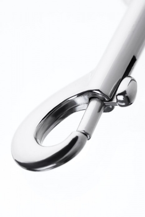 Серебристый двухсторонний карабин TOYFA Metal - ToyFa - купить с доставкой в Махачкале