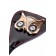 Чёрный стек с совой на кожаном наконечнике - 24 см. - ToyFa - купить с доставкой в Махачкале Чёрный стек с совой на кожаном наконечнике - 24 см. - ToyFa - купить с доставкой в Махачкале
